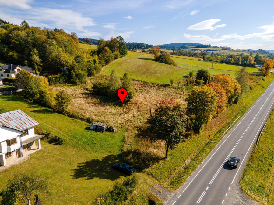 Działka inwestycyjna 48 ar&nbsp;przy DK75 | Łabowa