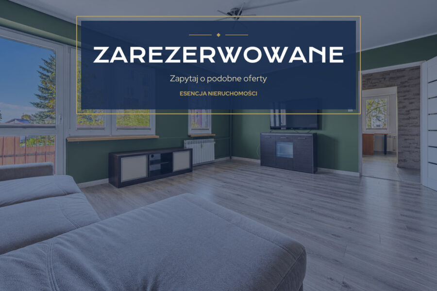 Mieszkanie 49 m2 na&nbsp;I&nbsp;piętrze z&nbsp;balkonem